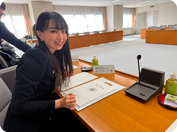 市川市議会議員として